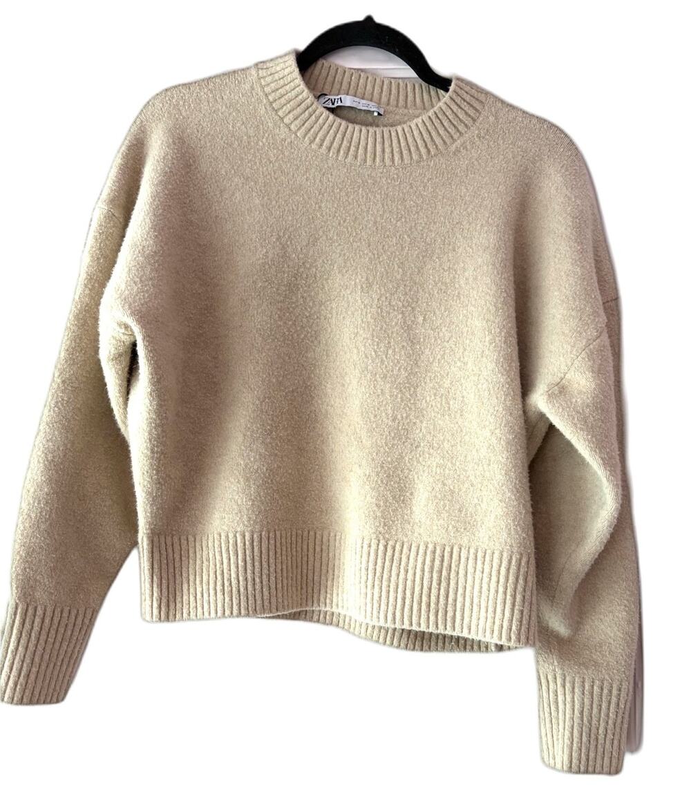 Zara Women's Knit Crewneck Sweater – Size Medium
